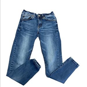 KanCan mid rise stretch ankle cropped skinny jeans size 3/25